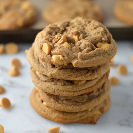 Nutella Peanut Butter Chip Cookies