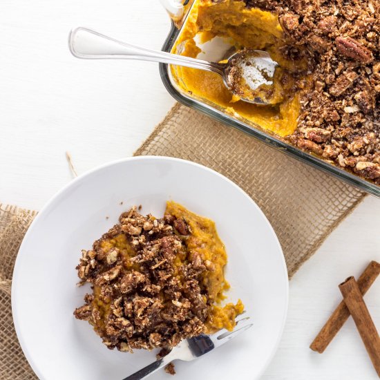 Vegan Sweet Potato Casserole