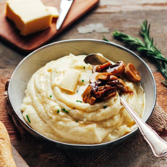 Mashed Cauliflower & Parsnips