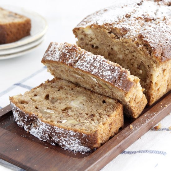 Healthy Banana Walnut Cake