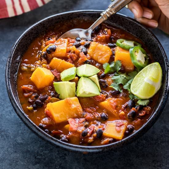 Instant Pot Butternut Squash Chili