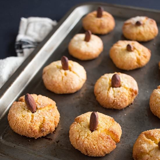 Semolina & Coconut Cookies