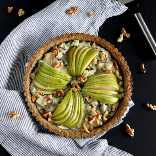 Pear and Blue Cheese Tart