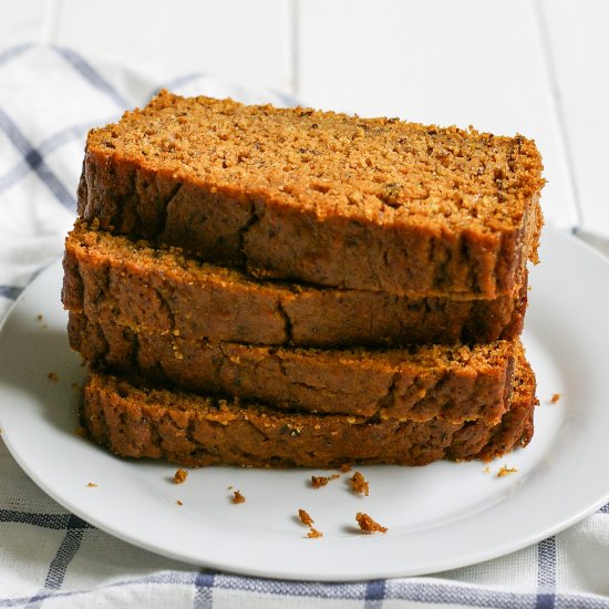 Whole Wheat Pumpkin Bread