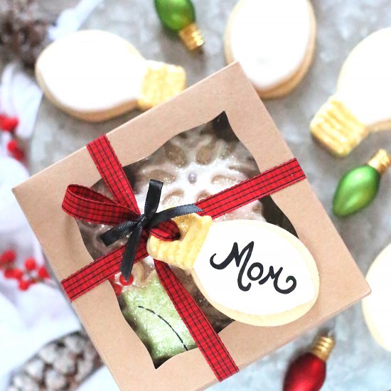 Edible Christmas Cookie Gift Tags