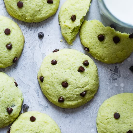 Mint Gluten Free Sugar Cookies