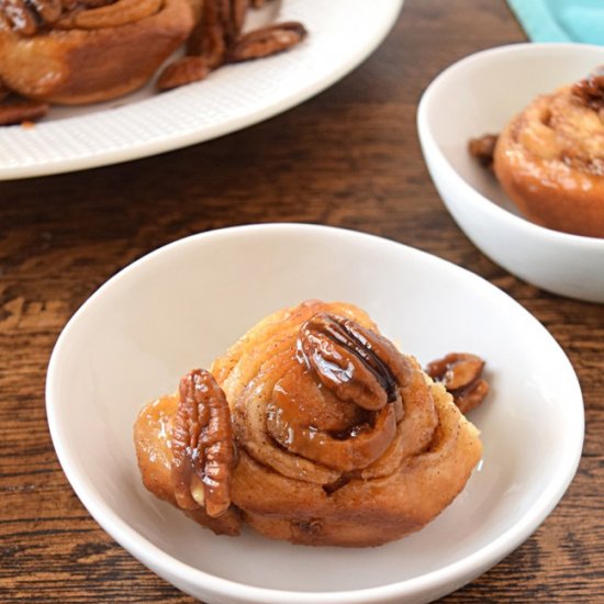 Orange Ginger Pecan Sticky Buns