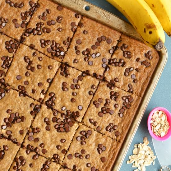 Banana Oat Breakfast Bars