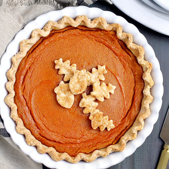 Vegan Pumpkin Pie