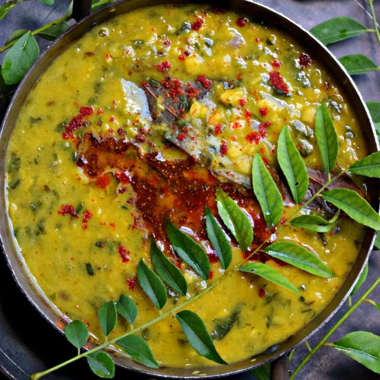 Methi Dal or Fenugreek Lentil Stew