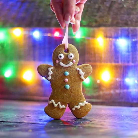 Iced Gingerbread Cookies