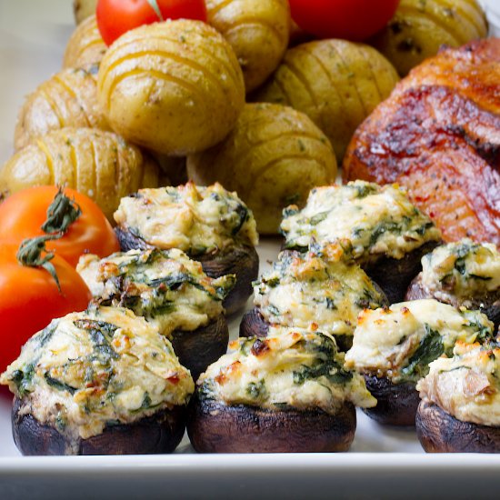 The Best Ever Stuffed Mushrooms