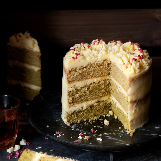 Ombre Matcha Cake