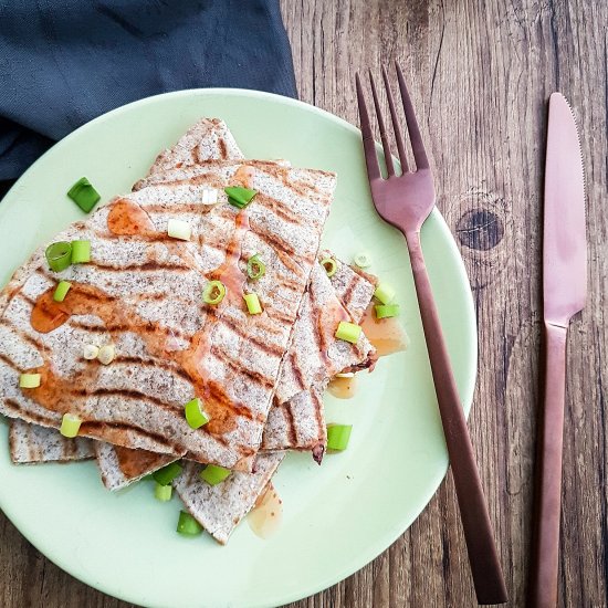 Vegan Sweet Potato Quesadillas