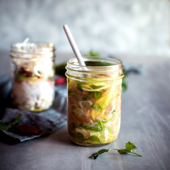 Chicken Noodle Soup Jars