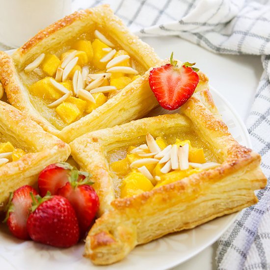 Mango Almond Tart