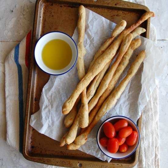 Gorgonzola and Fresh Oregano Grissi