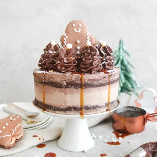 Gingerbread & toffee cake