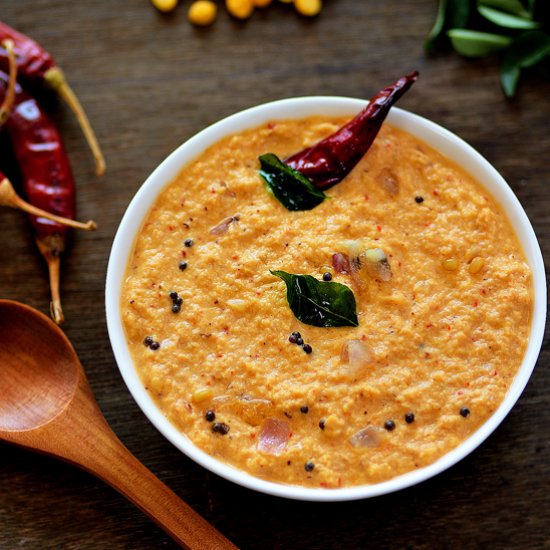 Red Chilli Coconut Chutney