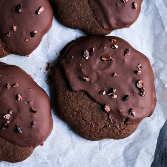 Glutenfree Mocha Shortbread Cookies