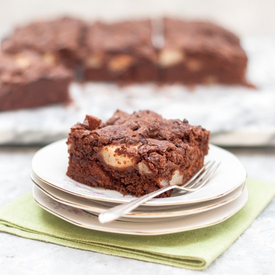 Rich Chocolate and Pear Cake