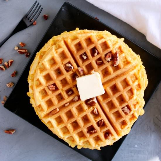 Butternut Squash Waffles