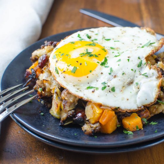 Leftover Stuffing “Hash”