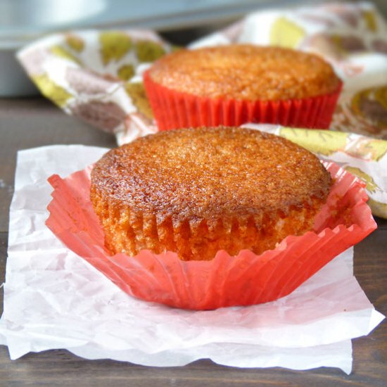 Applesauce Coconut Cupcakes for Two