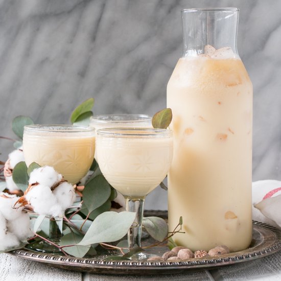 Easy Bourbon Eggnog