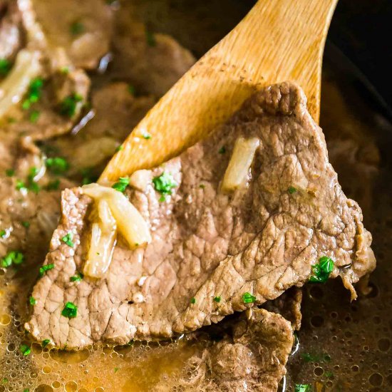 Sandwich Steaks and Onions