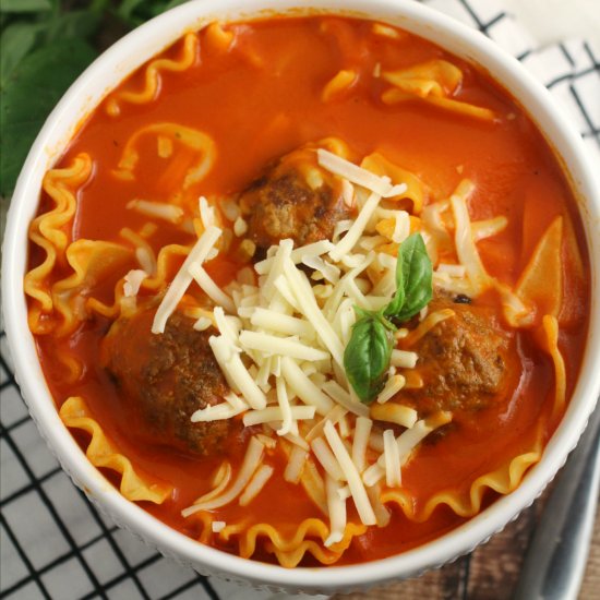 Lasagna Soup