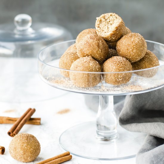 Snickerdoodle Cookie Dough Bites