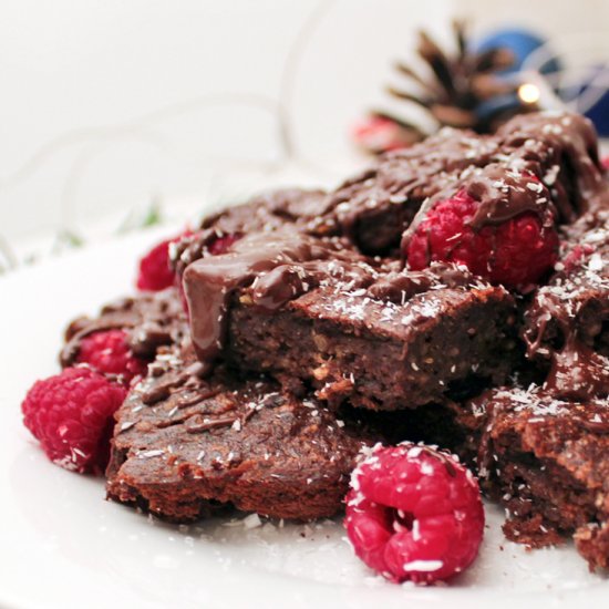 Healthy Banana Brownies – Christmas