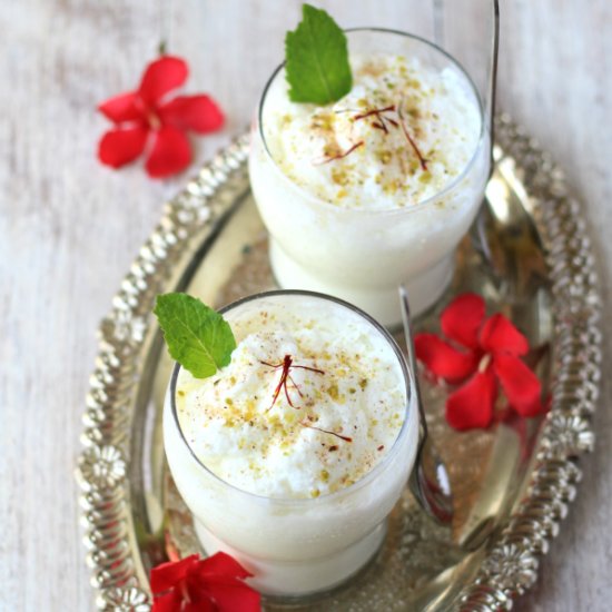 Doodh na Puff (Milk Froth Dessert)