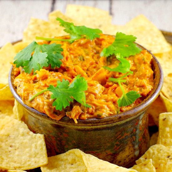 Baked Artichoke Cilantro Pizza Dip