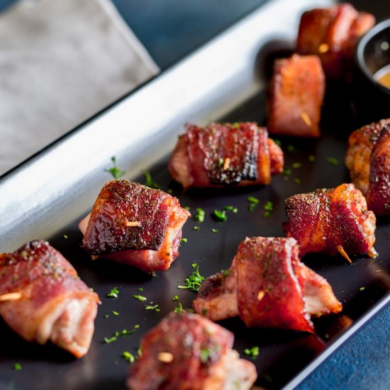 Brown Sugar Bacon Wrapped Chicken