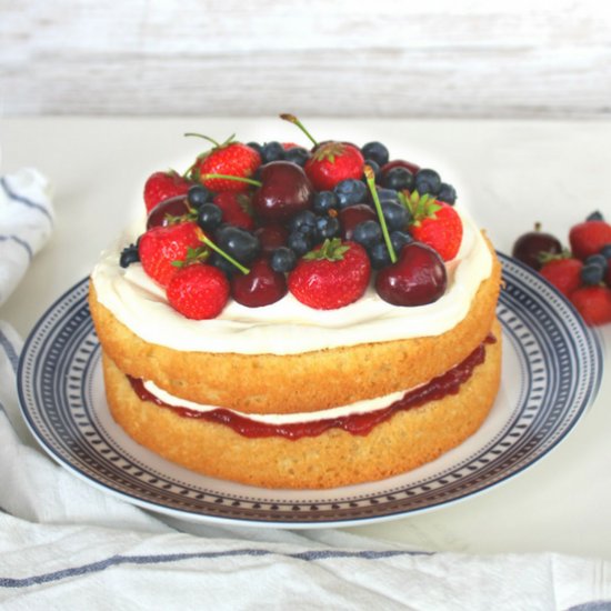 Gluten Free Victoria Sponge Cake