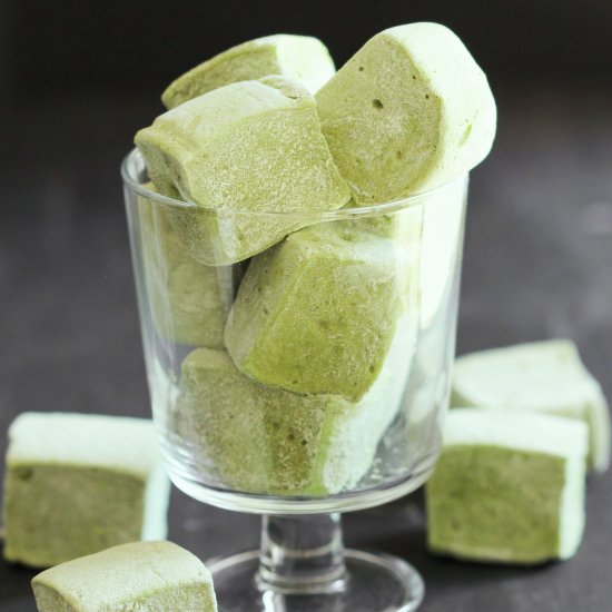 Healthier Matcha Marshmallows