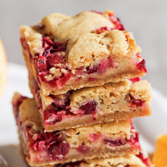 Orange Cranberry Bars