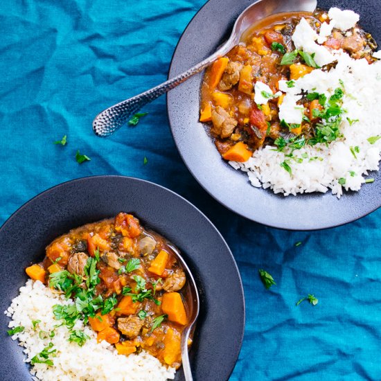 Instant Pot Moroccan Lamb Stew