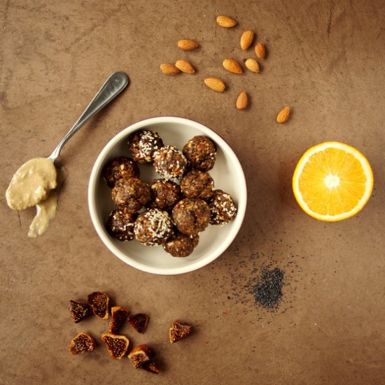 High Calcium Fig Energy Ball