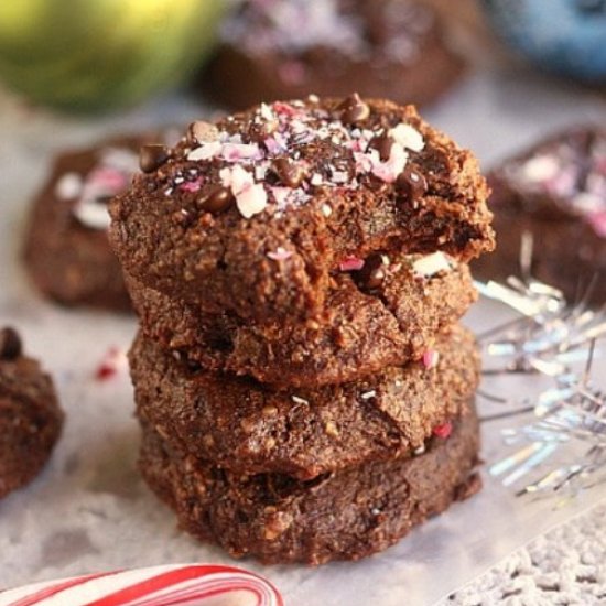 Fudgy Chocolate Mint Cookies