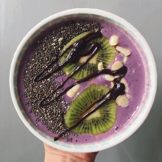 Banana, Blackberry & Maca Smoothie