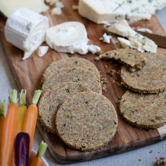 Rosemary & Onion Crackers