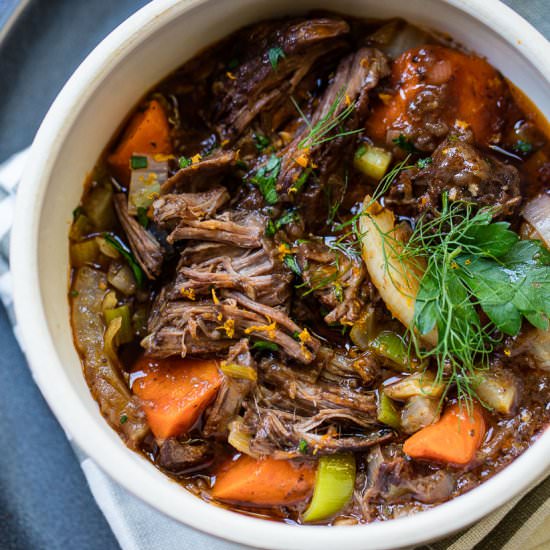 Slow-Cooked French Beef Stew