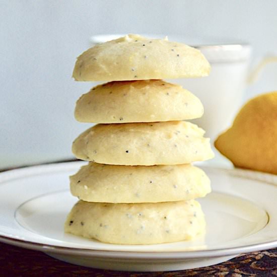 Lemon Ricotta Poppy Seed Cookies