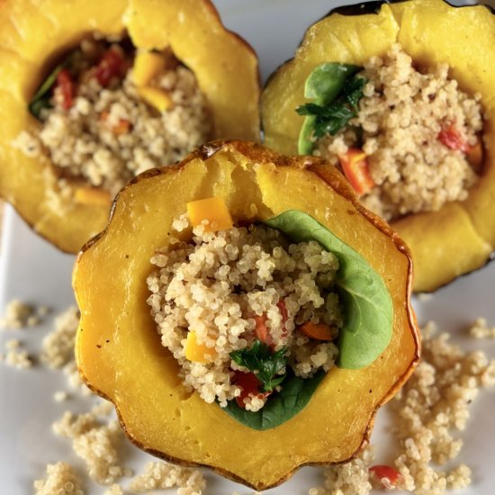 Acorn Squash Stuffed with Quinoa