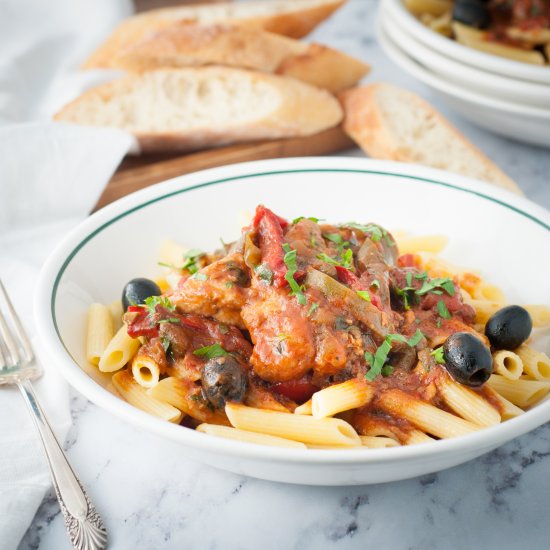 Instant Pot Chicken Cacciatore