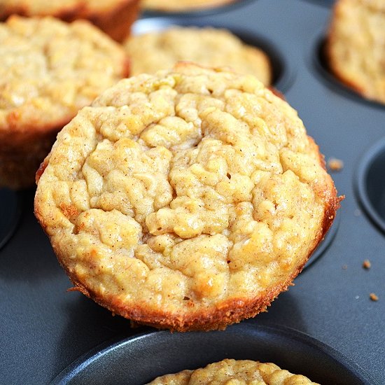 Healthy Banana Breakfast Muffins