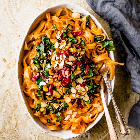 TUSCAN ROASTED RED PEPPER PASTA